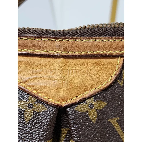 LOUIS VUITTON Monogram Palermo GM Shoulder Bag Brown/Beige - Picture 9 of 16